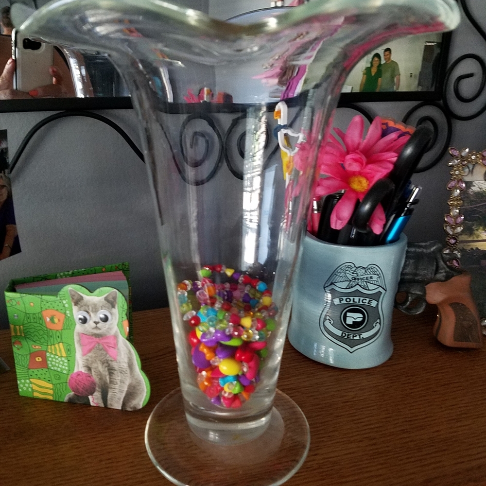 Beautiful floral vase.